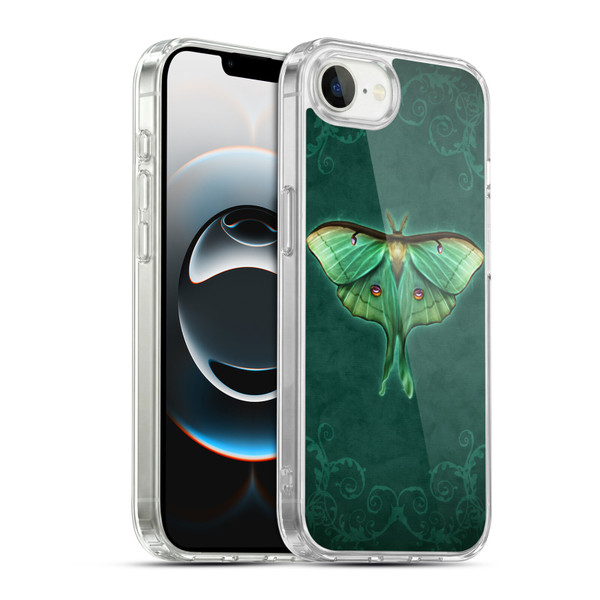 Brigid Ashwood Winged Things Luna Moth Soft Gel Case for Apple iPhone 16e / Apple iPhone 17e & MagSafe