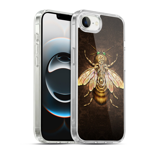 Brigid Ashwood Winged Things Steampunk Bee Soft Gel Case for Apple iPhone 16e / Apple iPhone 17e & MagSafe