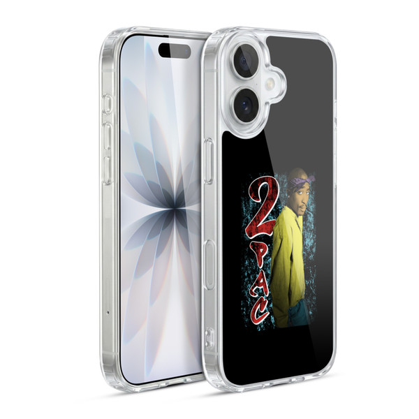 Tupac Shakur Key Art Vintage Soft Gel Case for Apple iPhone 17