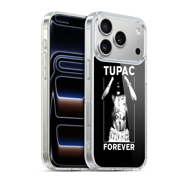 Tupac Shakur Key Art Forever Soft Gel Case for Apple iPhone 17 Pro