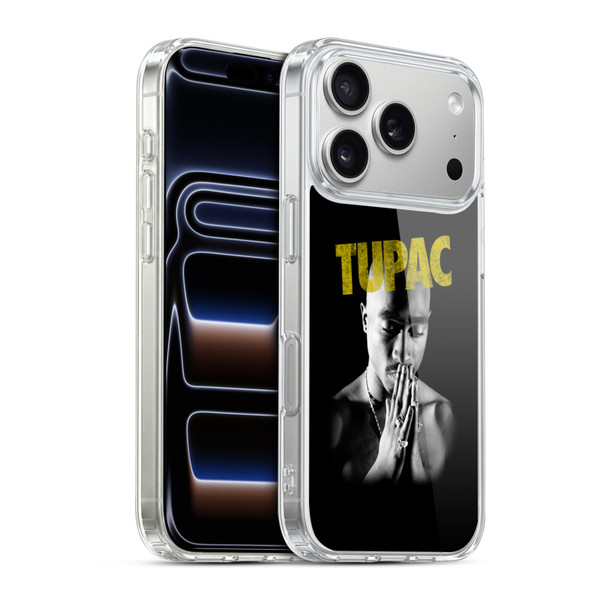 Tupac Shakur Key Art Golden Soft Gel Case for Apple iPhone 17 Pro