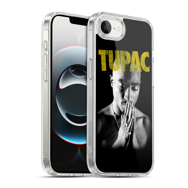 Tupac Shakur Key Art Golden Soft Gel Case for Apple iPhone 16e / Apple iPhone 17e