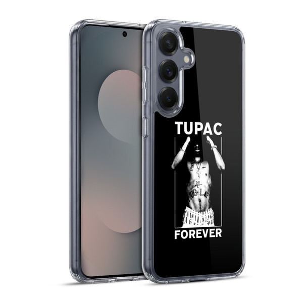 Tupac Shakur Key Art Forever Soft Gel Case for Samsung Galaxy S25+