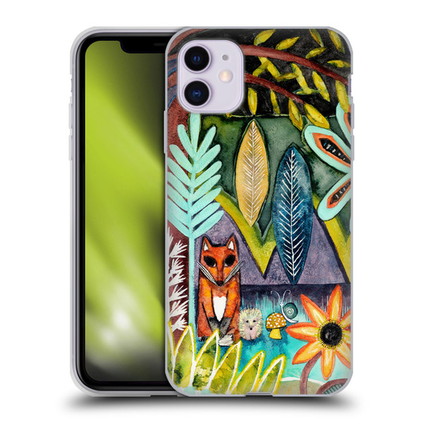 Wyanne Animals 2 Fox Soft Gel Case for Apple iPhone 11