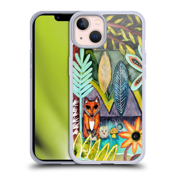 Wyanne Animals 2 Fox Soft Gel Case for Apple iPhone 13