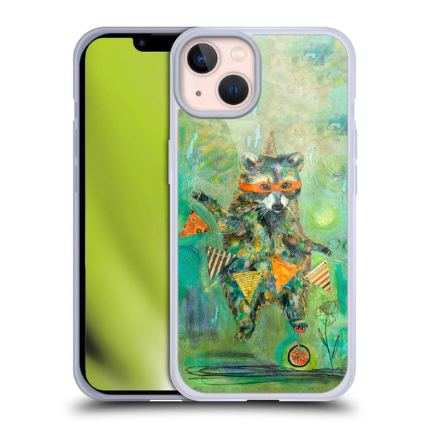 Wyanne Animals 2 Imposter Raccoon Soft Gel Case for Apple iPhone 13