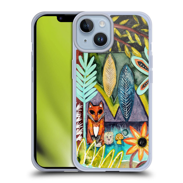 Wyanne Animals 2 Fox Soft Gel Case for Apple iPhone 14