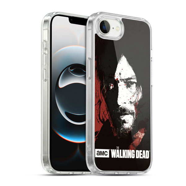 AMC The Walking Dead Gore Blood Bath Daryl Soft Gel Case for Apple iPhone 16e / Apple iPhone 17e & MagSafe