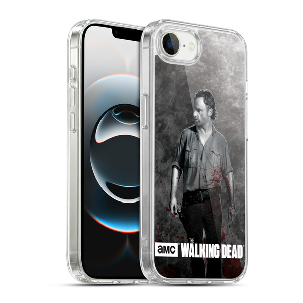 AMC The Walking Dead Gore Rick Grimes Soft Gel Case for Apple iPhone 16e / Apple iPhone 17e & MagSafe