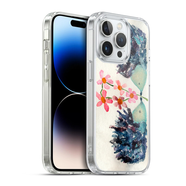 Wyanne Animals 2 Hedgehogs In Love Soft Gel Case for Apple iPhone 14 Pro & MagSafe