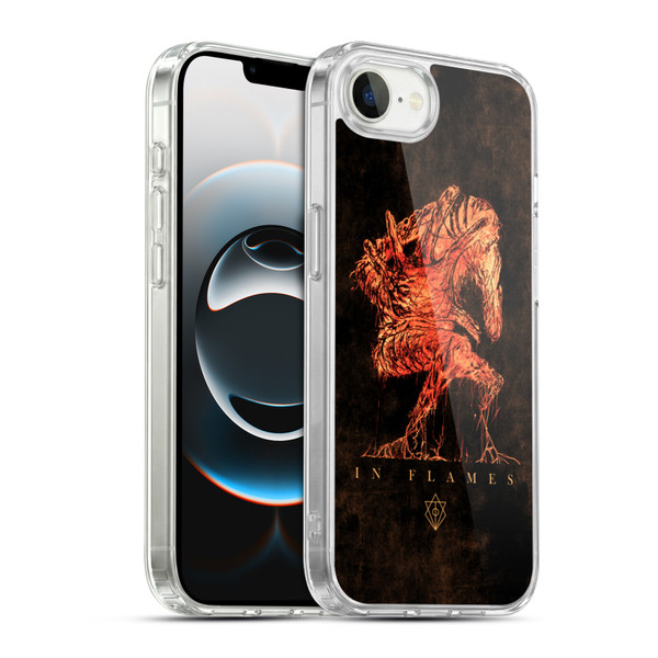 In Flames Metal Grunge Creature Soft Gel Case for Apple iPhone 16e / Apple iPhone 17e & MagSafe