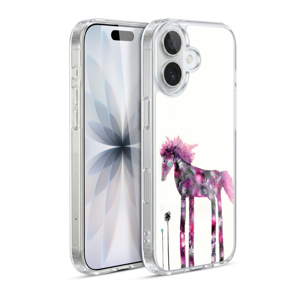 Wyanne Animals 2 Pink Painted Pony Soft Gel Case for Apple iPhone 17