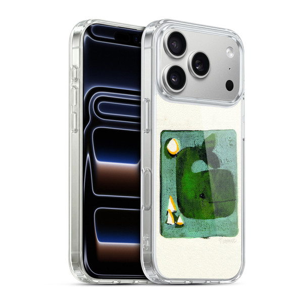 Wyanne Animals 2 Green Whale Monoprint Soft Gel Case for Apple iPhone 17 Pro