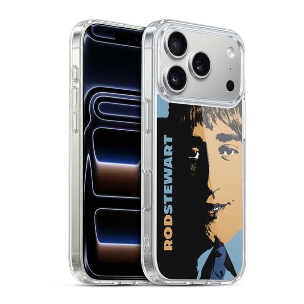 Rod Stewart Art Yesterday Retro Soft Gel Case for Apple iPhone 17 Pro