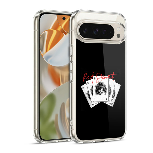 Rod Stewart Art Poker Hand Soft Gel Case for Google Pixel 9 / Pixel 9 Pro