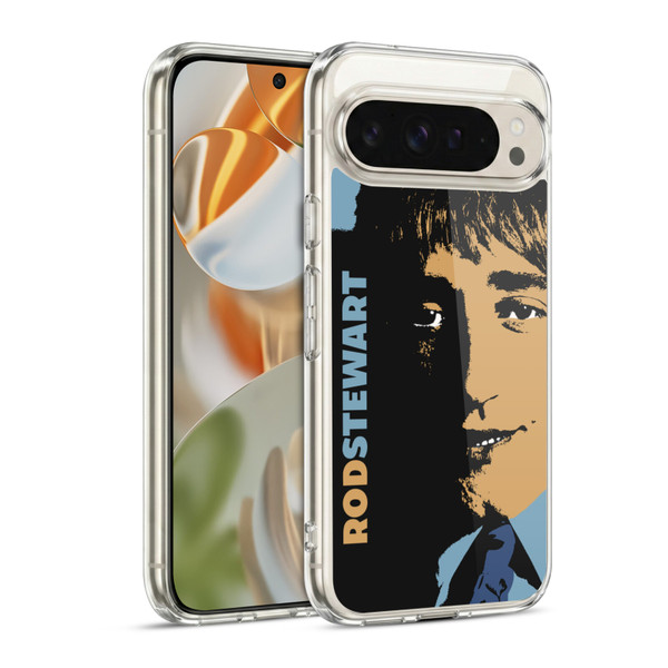 Rod Stewart Art Yesterday Retro Soft Gel Case for Google Pixel 9 / Pixel 9 Pro