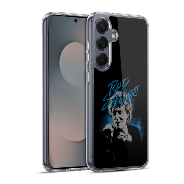 Rod Stewart Art Scribble Soft Gel Case for Samsung Galaxy S25+