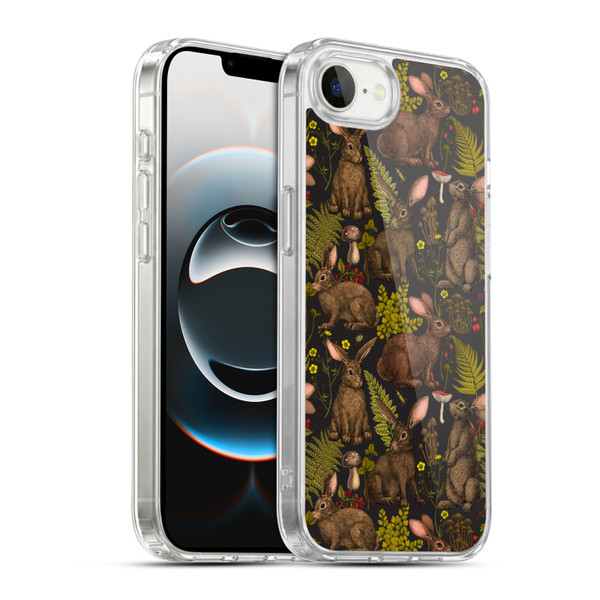 Katerina Kirilova Graphics Rabbits Soft Gel Case for Apple iPhone 16e / Apple iPhone 17e & MagSafe