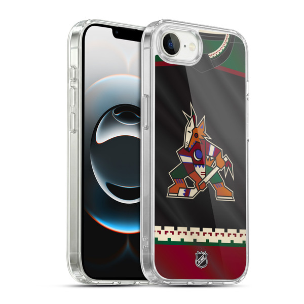 NHL Arizona Coyotes Jersey Soft Gel Case for Apple iPhone 16e / Apple iPhone 17e & MagSafe