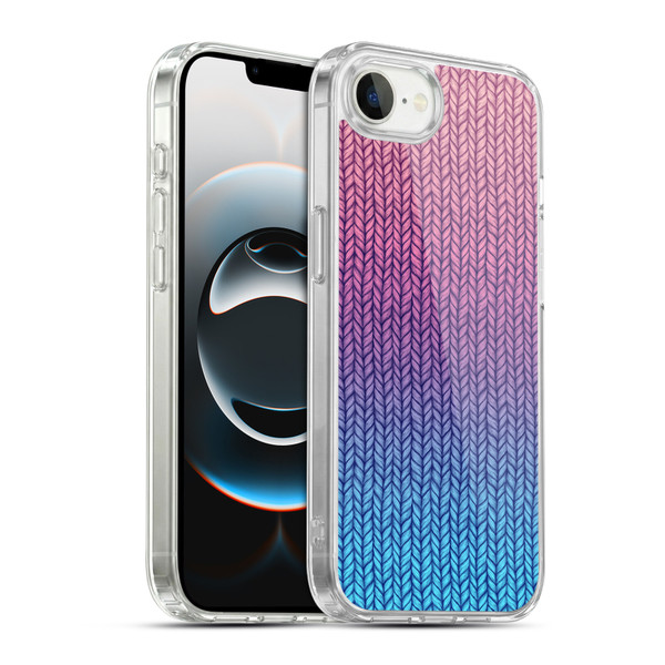Micklyn Le Feuvre Patterns Chunky Knit Soft Gel Case for Apple iPhone 16e / Apple iPhone 17e & MagSafe