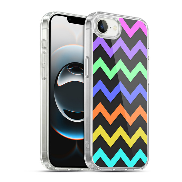 PLdesign Geometric Zigzag Soft Gel Case for Apple iPhone 16e / Apple iPhone 17e & MagSafe