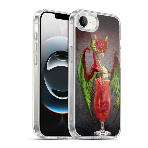 Stanley Morrison Dragons Strawberry Daquiri Soft Gel Case for Apple iPhone 16e / Apple iPhone 17e & MagSafe