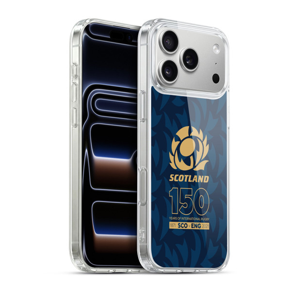Scotland Rugby 150th Anniversary Thistle Soft Gel Case for Apple iPhone 17 Pro Max