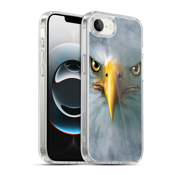 Vincent Hie Big Face Animals Eagle Soft Gel Case for Apple iPhone 16e / Apple iPhone 17e & MagSafe