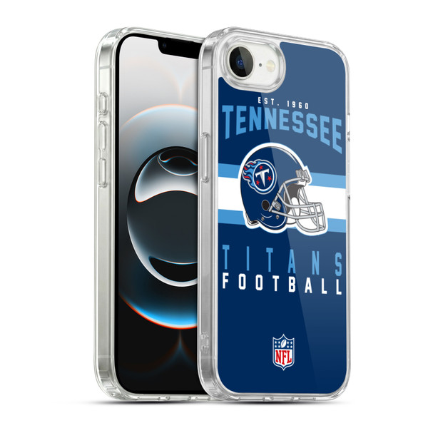 NFL Tennessee Titans Graphics Helmet Typography Soft Gel Case for Apple iPhone 16e / Apple iPhone 17e & MagSafe
