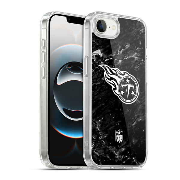 NFL Tennessee Titans Artwork Marble Soft Gel Case for Apple iPhone 16e / Apple iPhone 17e & MagSafe