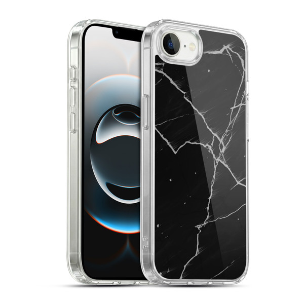 Alyn Spiller Marble Black Soft Gel Case for Apple iPhone 16e / Apple iPhone 17e & MagSafe