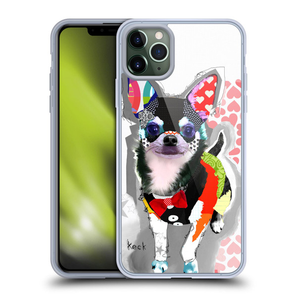 Michel Keck Dogs 3 Chihuahua Soft Gel Case for Apple iPhone 11 Pro Max