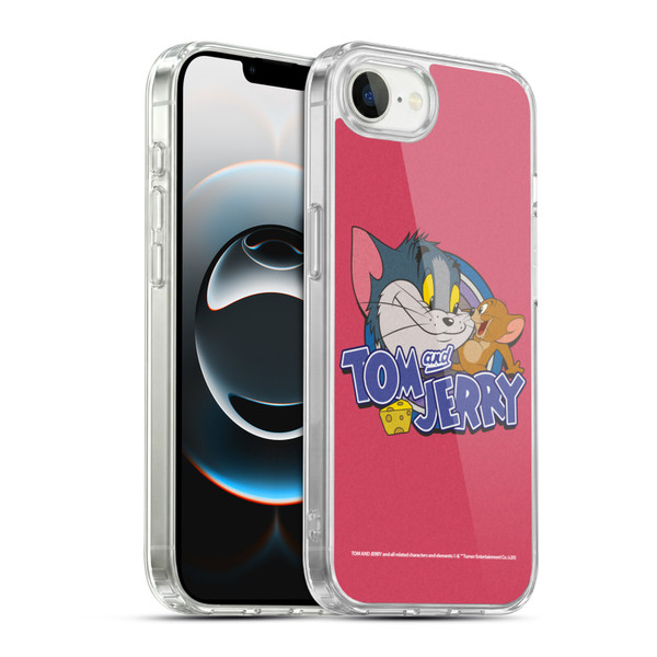 Tom and Jerry Typography Art Classic Soft Gel Case for Apple iPhone 16e / Apple iPhone 17e & MagSafe
