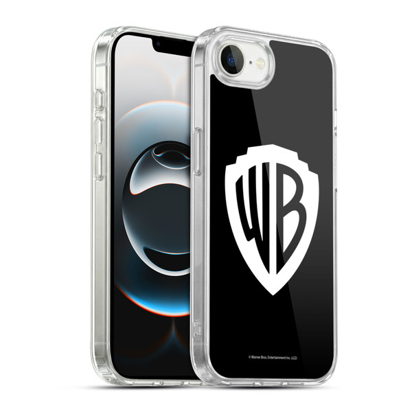 Warner Bros. Shield Logo Black Soft Gel Case for Apple iPhone 16e / Apple iPhone 17e & MagSafe