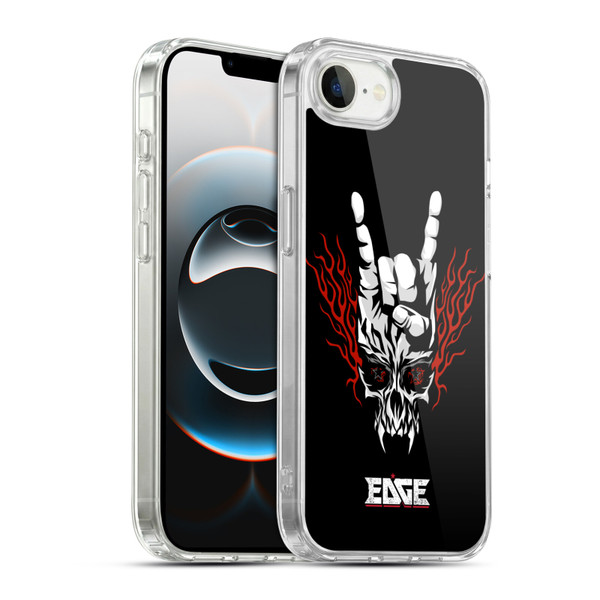 WWE Edge Skull Soft Gel Case for Apple iPhone 16e / Apple iPhone 17e & MagSafe