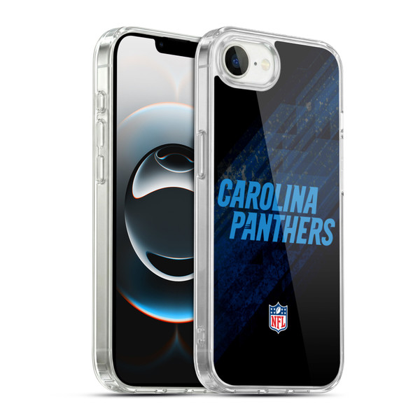 NFL Carolina Panthers Logo Blur Soft Gel Case for Apple iPhone 16e / Apple iPhone 17e & MagSafe