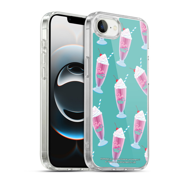 Riverdale Graphics 2 Pop's Milkshake Pattern Soft Gel Case for Apple iPhone 16e / Apple iPhone 17e & MagSafe