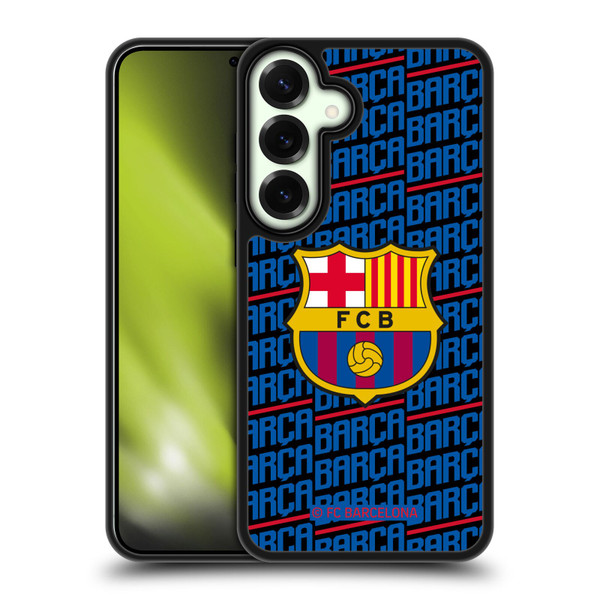 FC Barcelona Crest Patterns Barca Gel Armour Case For Samsung Galaxy S25