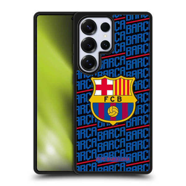 FC Barcelona Crest Patterns Barca Gel Armour Case For Samsung Galaxy S25 Ultra