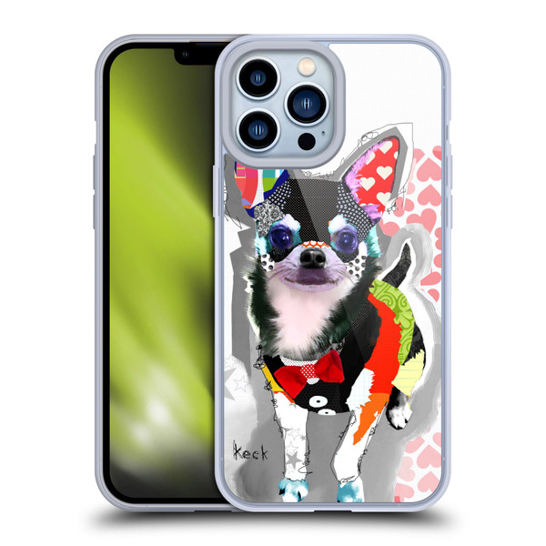 Michel Keck Dogs 3 Chihuahua Soft Gel Case for Apple iPhone 13 Pro Max