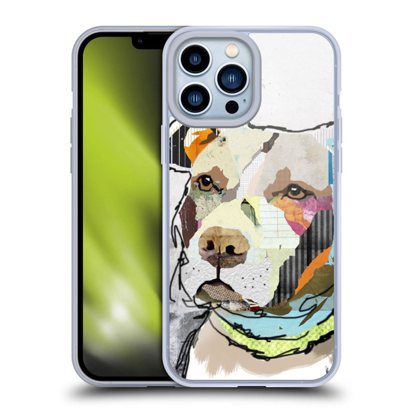 Michel Keck Dogs 3 Pit Bull Soft Gel Case for Apple iPhone 13 Pro Max