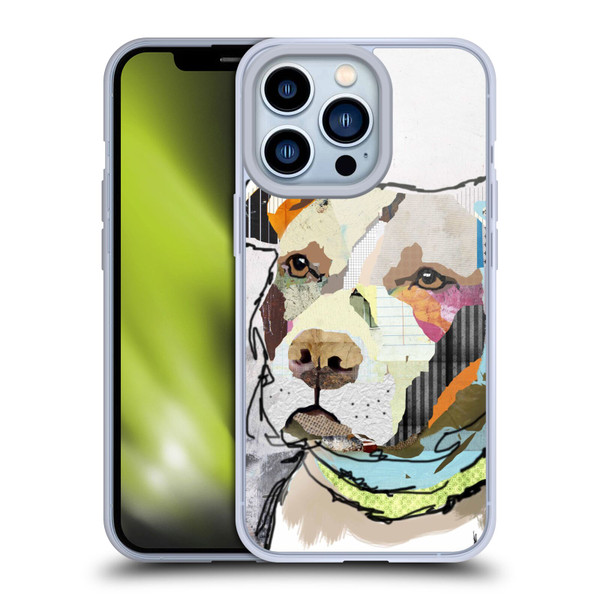 Michel Keck Dogs 3 Pit Bull Soft Gel Case for Apple iPhone 13 Pro