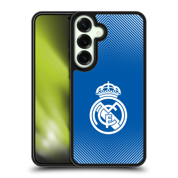 Real Madrid CF Origin Logo Blue Gel Armour Case For Samsung Galaxy S25