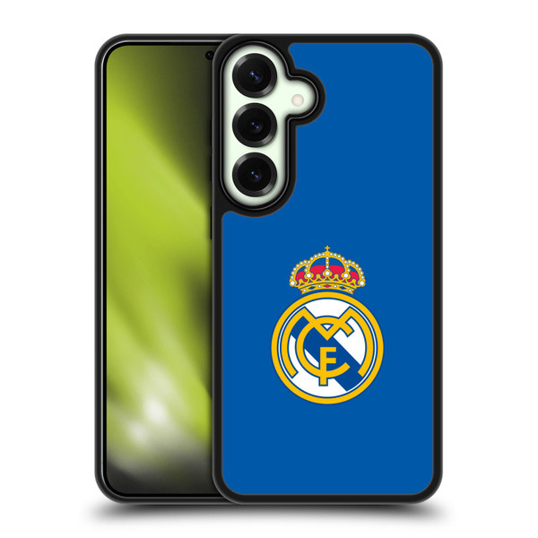 Real Madrid CF Origin Plain Logo Blue Gel Armour Case For Samsung Galaxy S25