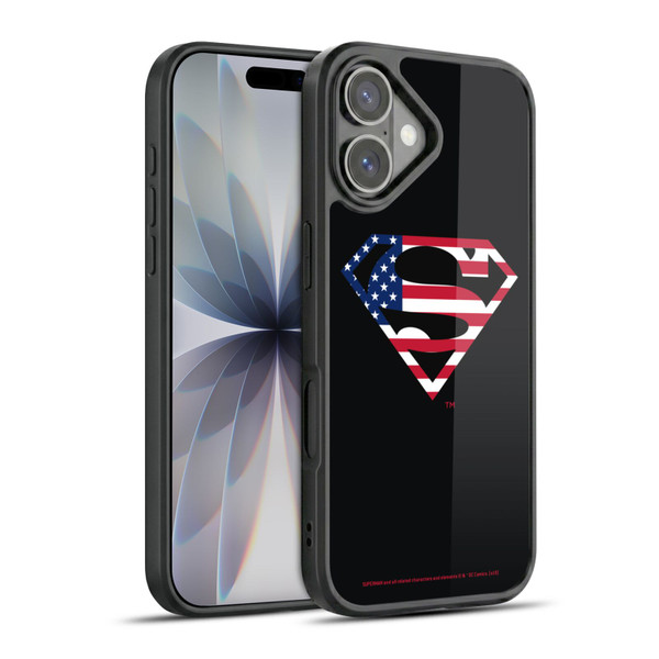 Superman DC Comics Logos U.S. Flag 2 Gel Armour Case For Apple iPhone 17