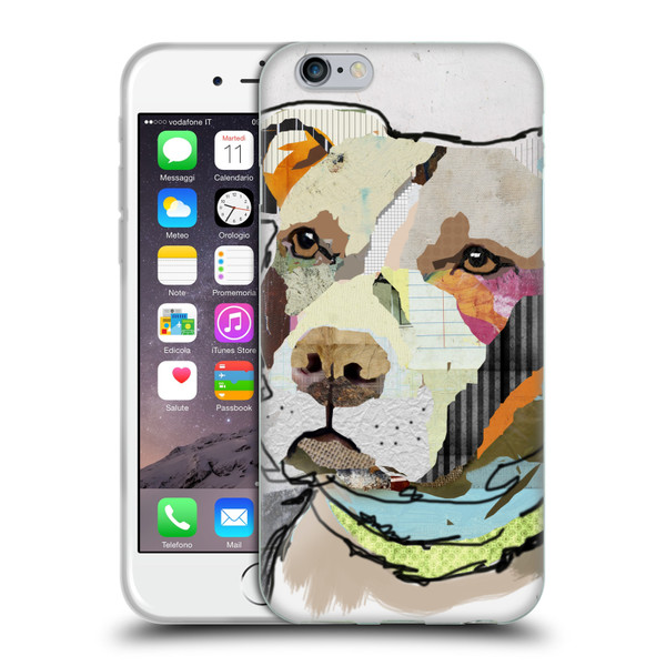 Michel Keck Dogs 3 Pit Bull Soft Gel Case for Apple iPhone 6 / iPhone 6s