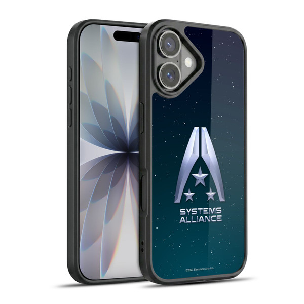 EA Bioware Mass Effect Graphics Systems Alliance Logo Gel Armour Case For Apple iPhone 17