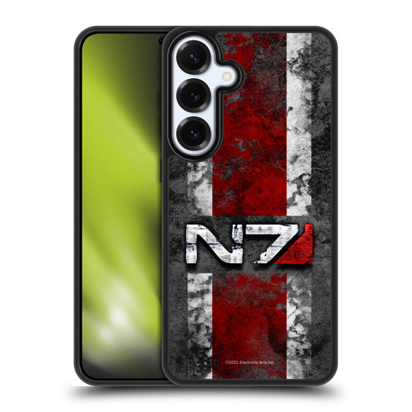 EA Bioware Mass Effect Graphics N7 Logo Distressed Gel Armour Case For Samsung Galaxy S25+