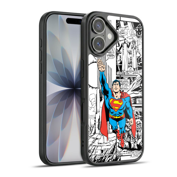 Superman DC Comics Comicbook Art Flight Gel Armour Case For Apple iPhone 17