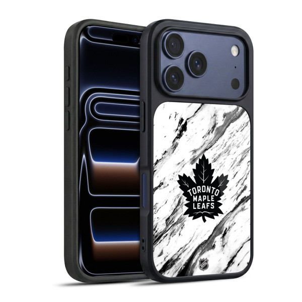 NHL Toronto Maple Leafs Marble Gel Armour Case For Apple iPhone 17 Pro